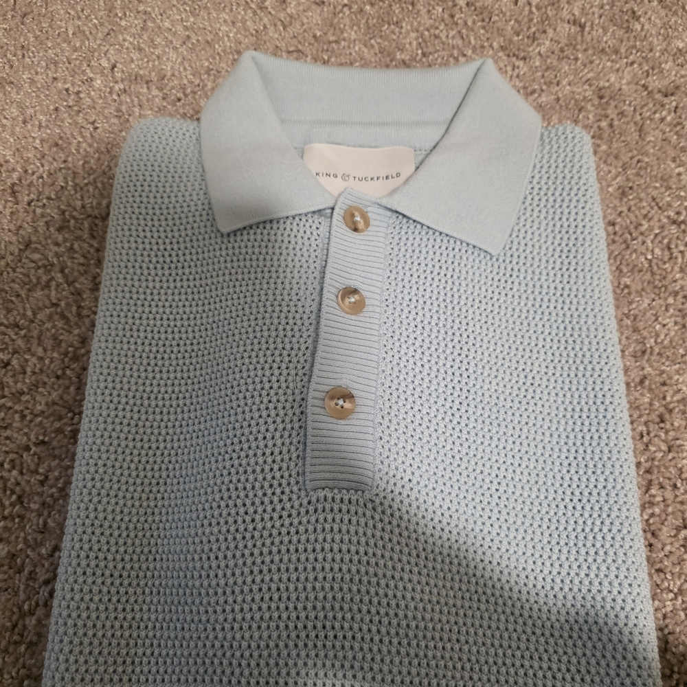 King & Tuckfield: Light Blue Men's Polo Shirt
